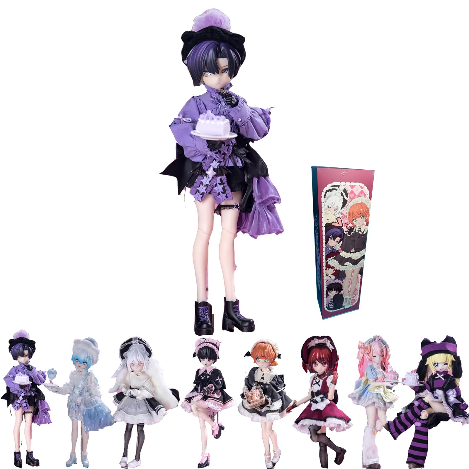 Amazon.com: GNATAPIAY 1/5 BJD Dolls Blind Box,Kawaii BJD Dolls Tea